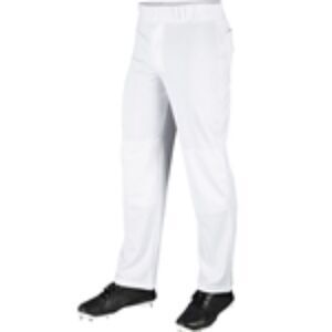 Men's NWT Champro White Open Bottom Relaxed Fit Baseball Pants sz L Straight Leg